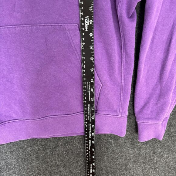 Nike Club Fleece Hoodie Men's Medium Court Purple Embroidered Swoosh BV2654-599 - Picture 4 of 8